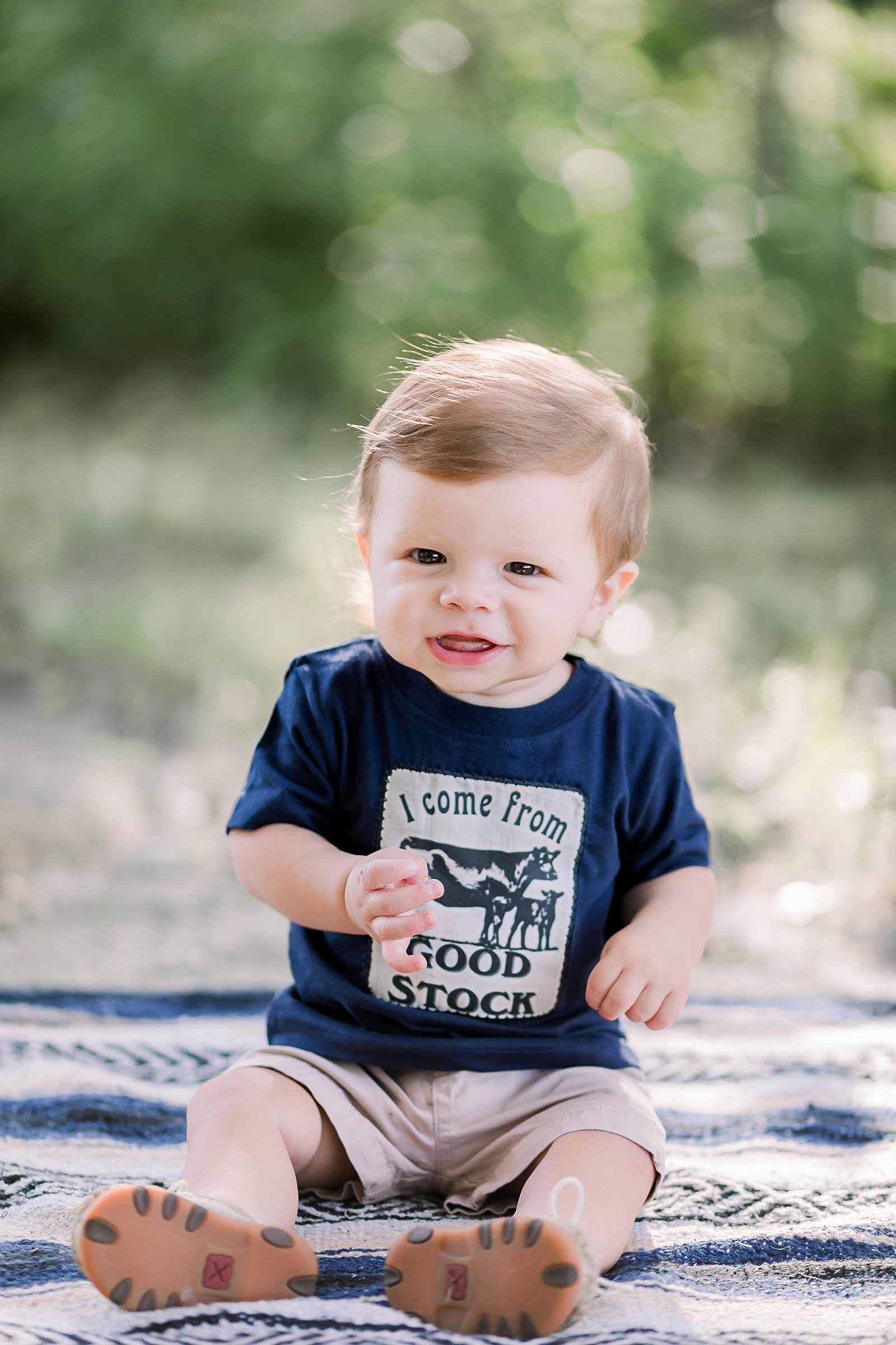 Outdoor sitter session with Rhett | Okeechobee baby photographer ...