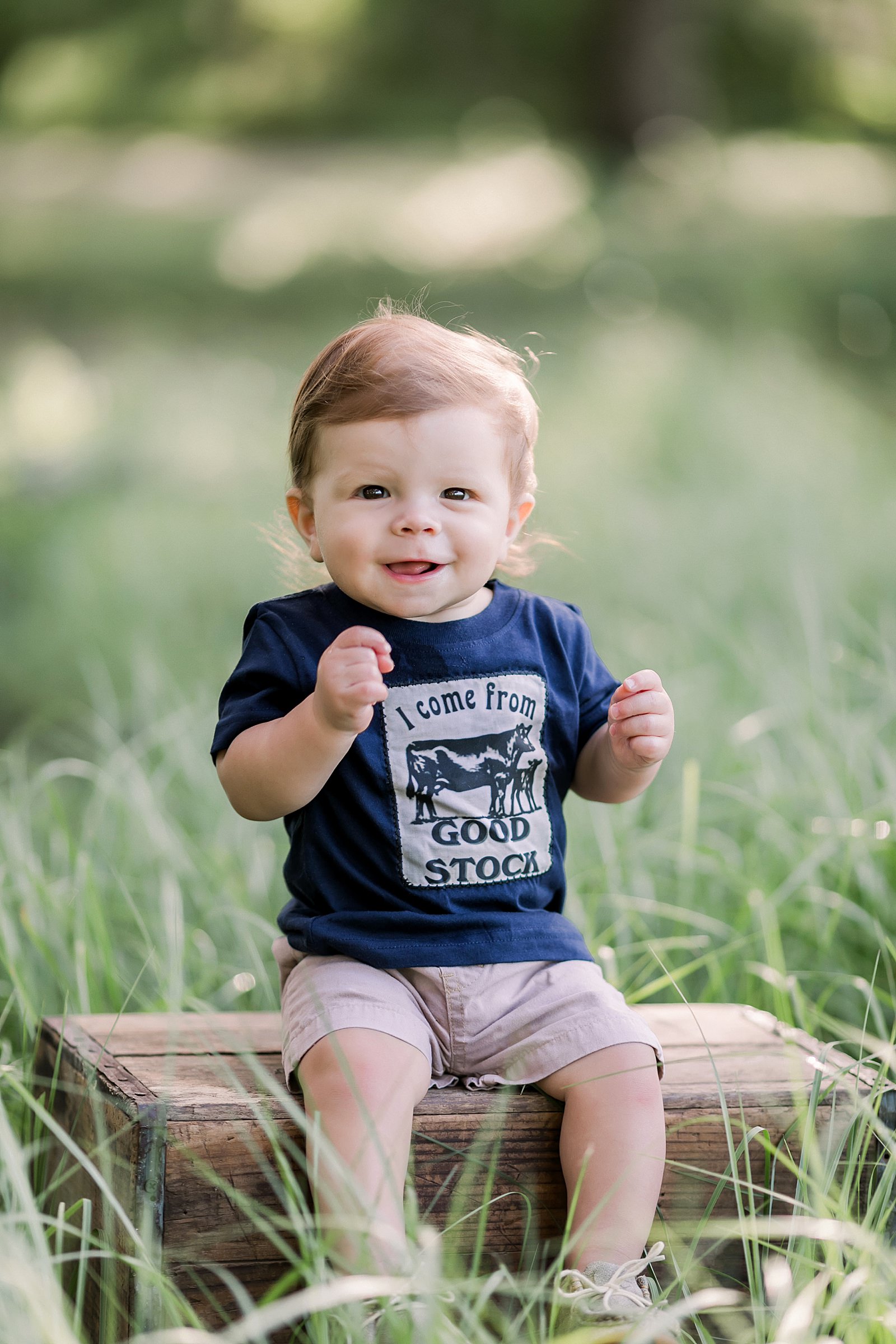 Outdoor sitter session with Rhett | Okeechobee baby photographer ...